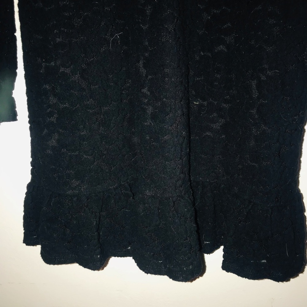 Lace Dress with Ruffled Hem and Arms - Picture 2 of 8